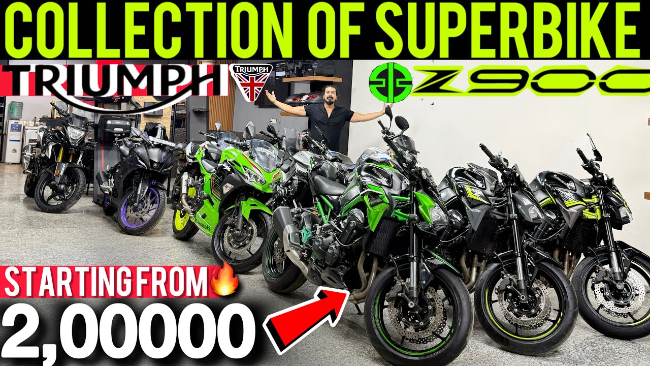Biggest🚀Collection of Superbike from moto1 Delhi unbeatable price Kawasaki Ninja Z900 Ninja 650 BMW?