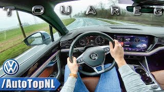 VW TOUAREG 2019 R LINE 286HP 3.0 V6 Turbo POV Test Drive by AutoTopNL