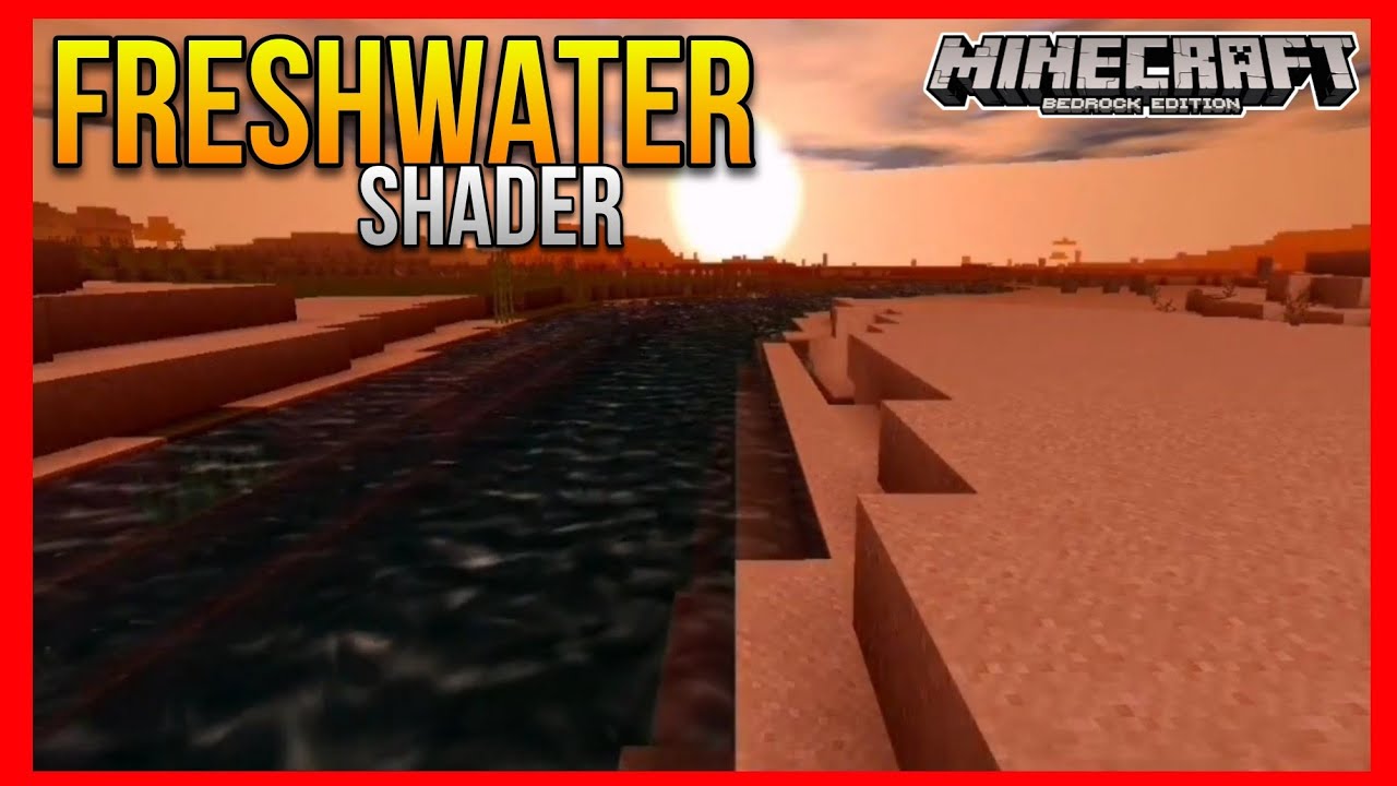 Freshwater Shaders Realistic Shader For Mcpe 1 12 Android Ios Youtube