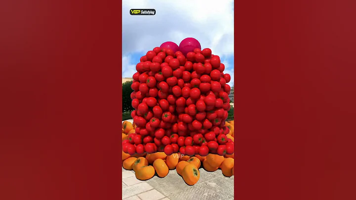 Relaxing clip on VBP Satisfying channel P.1985 - Fruit and vegetable #shorts