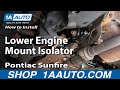 How to Replace Engine Mount 1995-2005 Pontiac Sunfire