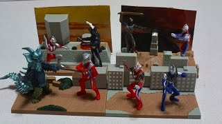 ザ・ウルトラマン ファイト2 ウルトラシリーズ名場面再現ジオラマ The