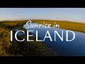 First iceland sunrise  fpv drone cinematic sequence shot