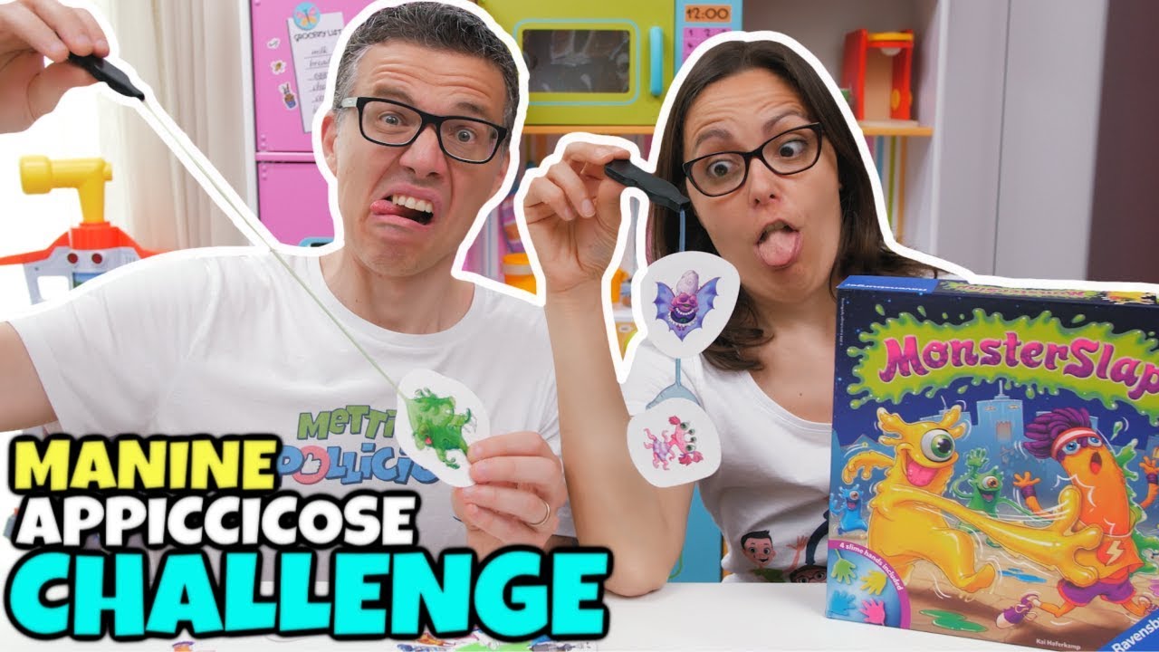 MANINE APPICCICOSE CHALLENGE 🤲: Sfida di Coppia a Monster Slap