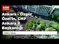 Ankara - Özgür Özel'in, CHP Ankara İl Başkanlığı önünde düzenlenen bayramlaşma programı havadan g...