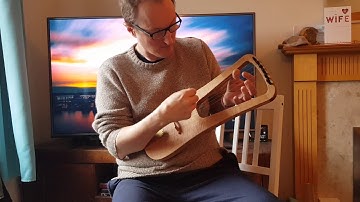 Cologne Lyre: Maple with Brass Strings C tuning