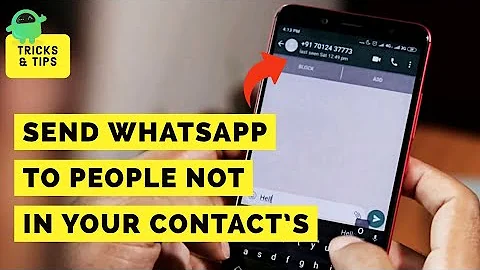 Can we send WhatsApp message without adding contact?