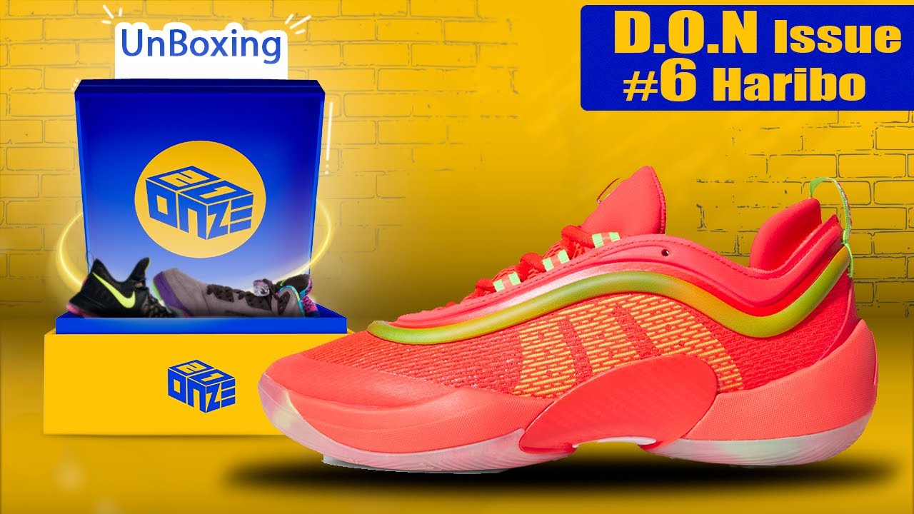 UNBOXING ADIDAS D.O.N Issue #6 Haribo - YouTube