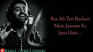 #arijitsingh #chalgharchalen