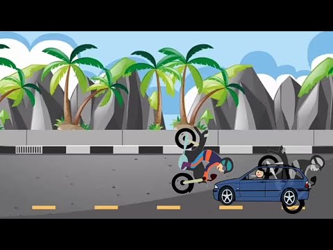  Film  lucu seorang balap  montor tertabrak mobil  YouTube