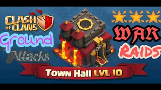 Bowlers+Witches || TH10 3 STAR || STRONGEST GROUND ATTACK STRATEGY || 2017