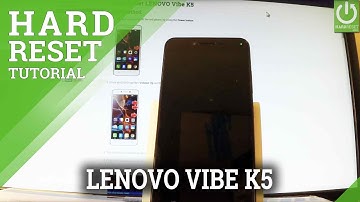 Factory Reset in LENOVO Vibe K5 - Reset Code / Restore Android