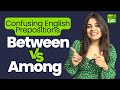 Confusing English Prepositions- Between Vs Among | English #Grammar Mistakes While Speaking #shorts