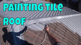 Painting of tile roof