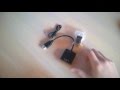 Unboxing #10 Micro Mini HDMI to VGA Converter Adapter with Audio Cable