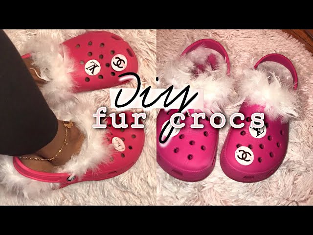 ✨Designer Custom Fur Crocs✨  Crocs fashion, Crocs, Women's crocs