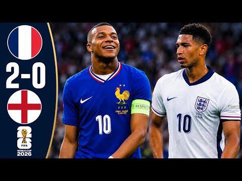 FRANCE 2-0 ENGLAND | Full Match Highlights & Goals | FIFA World Cup 2026 gameplay parody