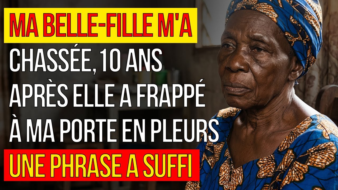 Ma belle-fille m'a CHASSÉE — 10 ans après elle a frappé à MA porte en pleurs — UNE PHRASE a suffi