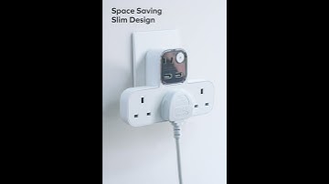 MOMAX - US19UKW - 1-Charge Work Flow - 3-Outlet T-Shaped Extension Plug Socket Power Strip