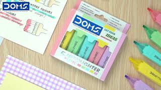 DOMS Pastel Highlighters | Soft Colours for Notes, Planners & Study Time screenshot 1