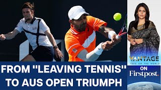 India's Sumit Nagal Scripts History at Australian Open | Vantage with Palki Sharma