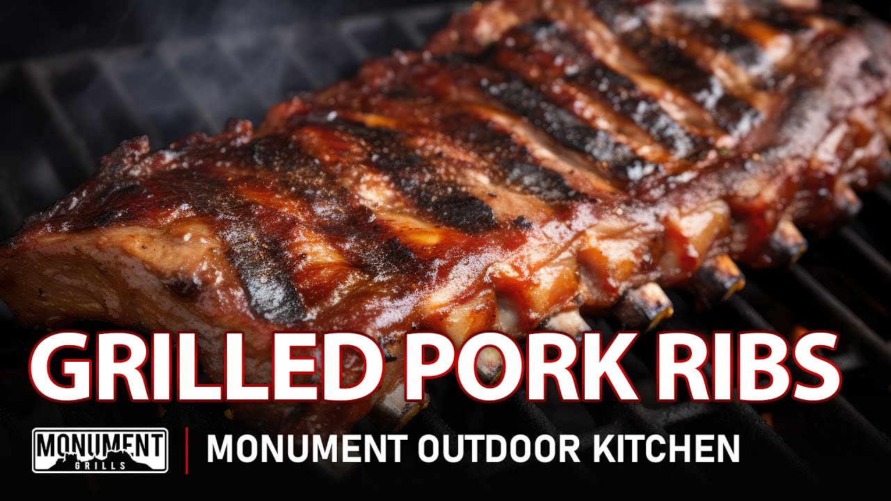 The Best Pork Ribs Ever on the Denali 605 l Monument Outdoor Kitchen