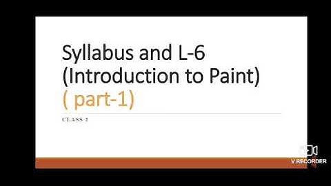 Class-2, Subject-Computer, Video-17, Chapter-6, Part-1 by Mrs Sunidhi