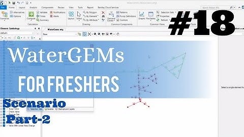 Scenarios in WaterGEMs l Part-2 l Physical l Bentley