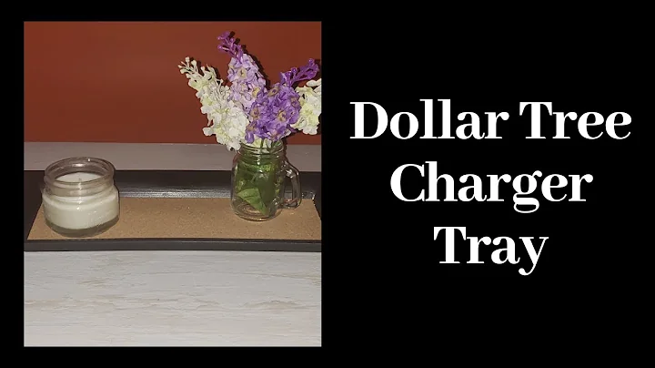 Dollar Tree Charger Tray