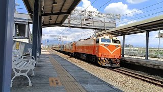 台鐵554次莒光號往花蓮六塊厝通過2025\/8\/21