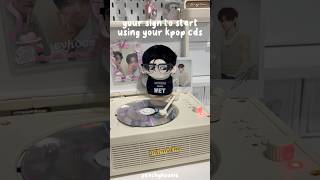 start using your kpop cds! 💿 #kpop #enhypen #illit #cdplayer #unboxing #asmr #asmrunboxing #kpopfan