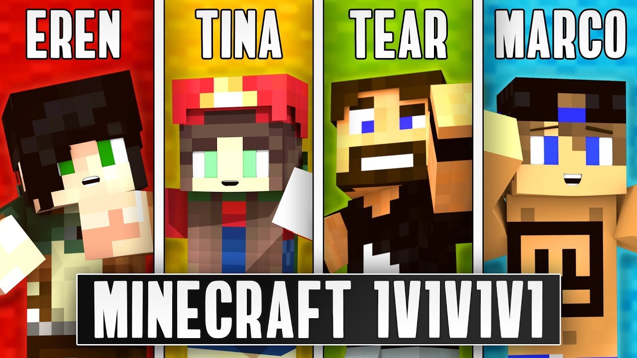 MINECRAFT 1v1v1v1 BEDWARS CHALLENGE! [ITA] w/ErenBlaze, KeNoia & TheMark