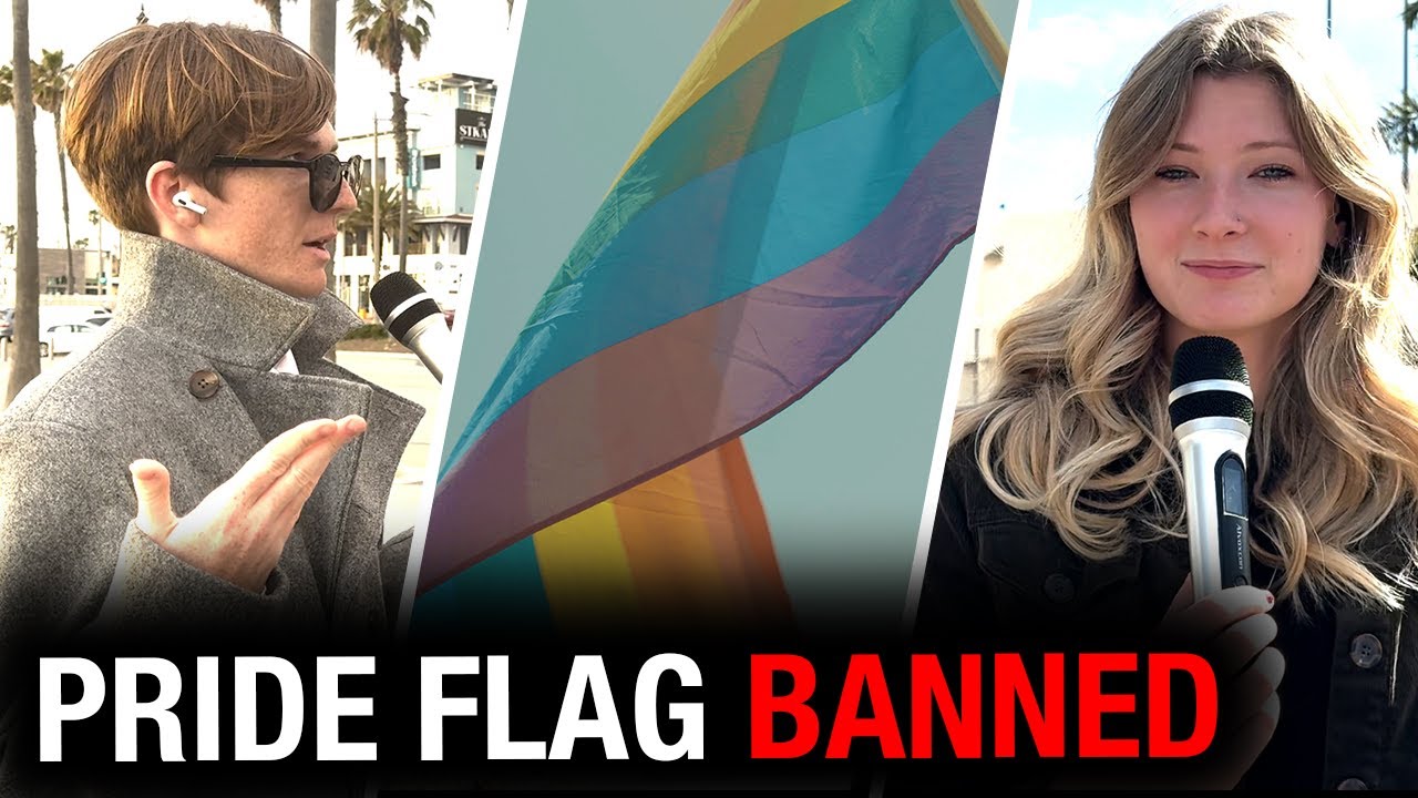 Residents react to public property ‘Pride flag ban’ in Huntington Beach