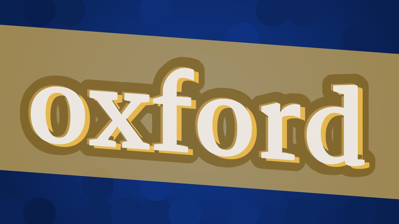OXFORD pronunciation • How to pronounce OXFORD YouTube