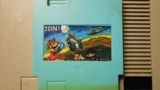 20 in 1 NES cartridge