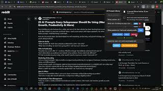 Ai prompt library demo video