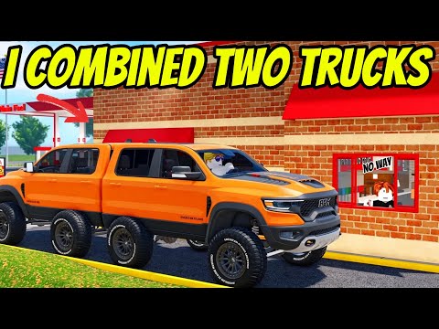I Welded TWO Trucks Into ONE In APM Players Couldn’t Believe It! | Roblox American Plains Mudding 
