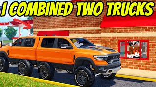 I Welded TWO Trucks Into ONE In APM Players Couldn’t Believe It! | Roblox American Plains Mudding