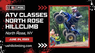 ATV Classes - 6/24/2023 Motorcycle & ATV Hillclimb North Rose, NY