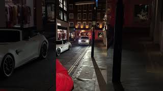 Rolls Royce Car Navigates Narrow Street and Scratches Rims