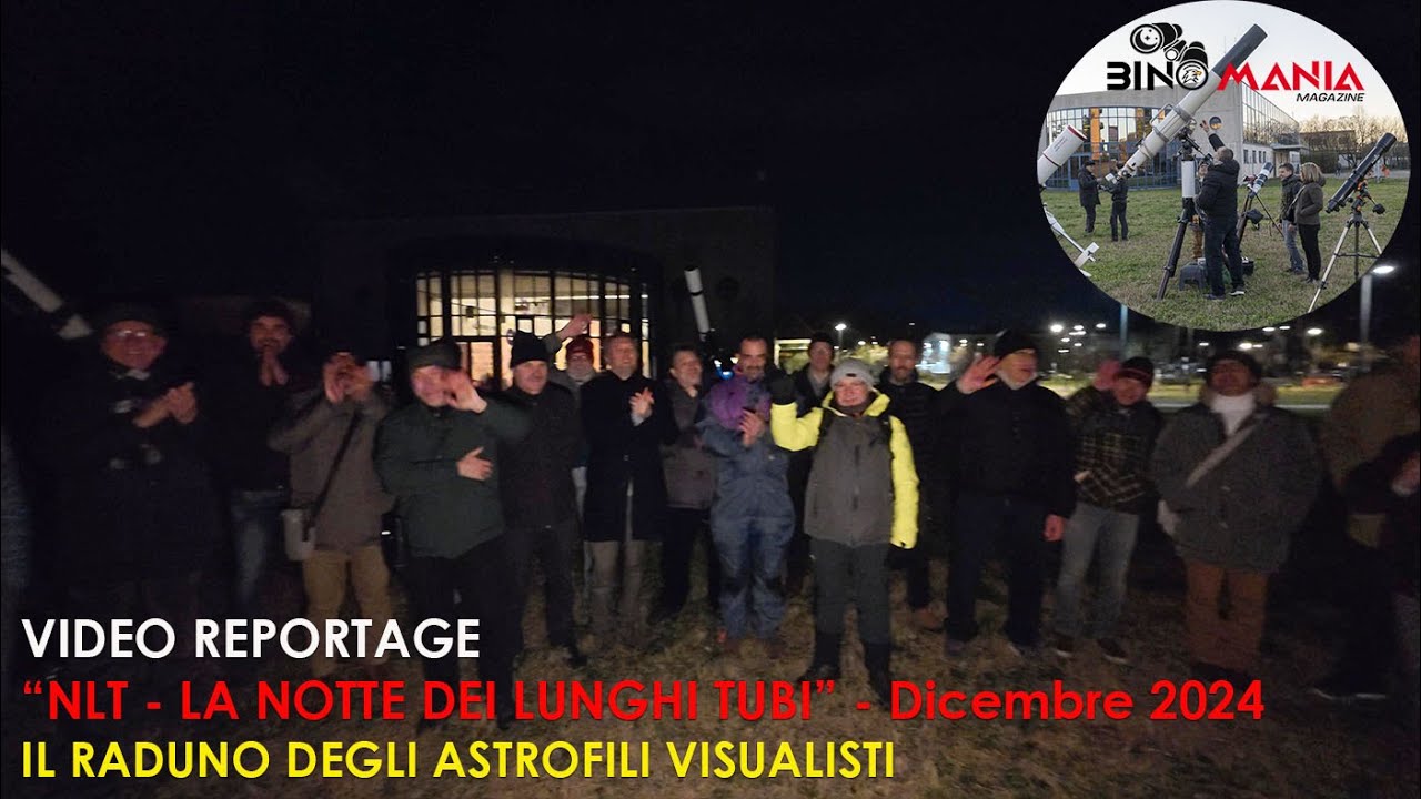 L'evento degli astrofili visualisti: NLT (Notte dei Lunghi Tubi) - Opera (MI). Video reportage in 4K