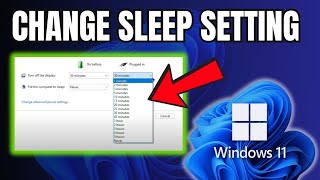 How to Change Sleep Settings on Windows 11 PC or Laptop || Drew Tutorial