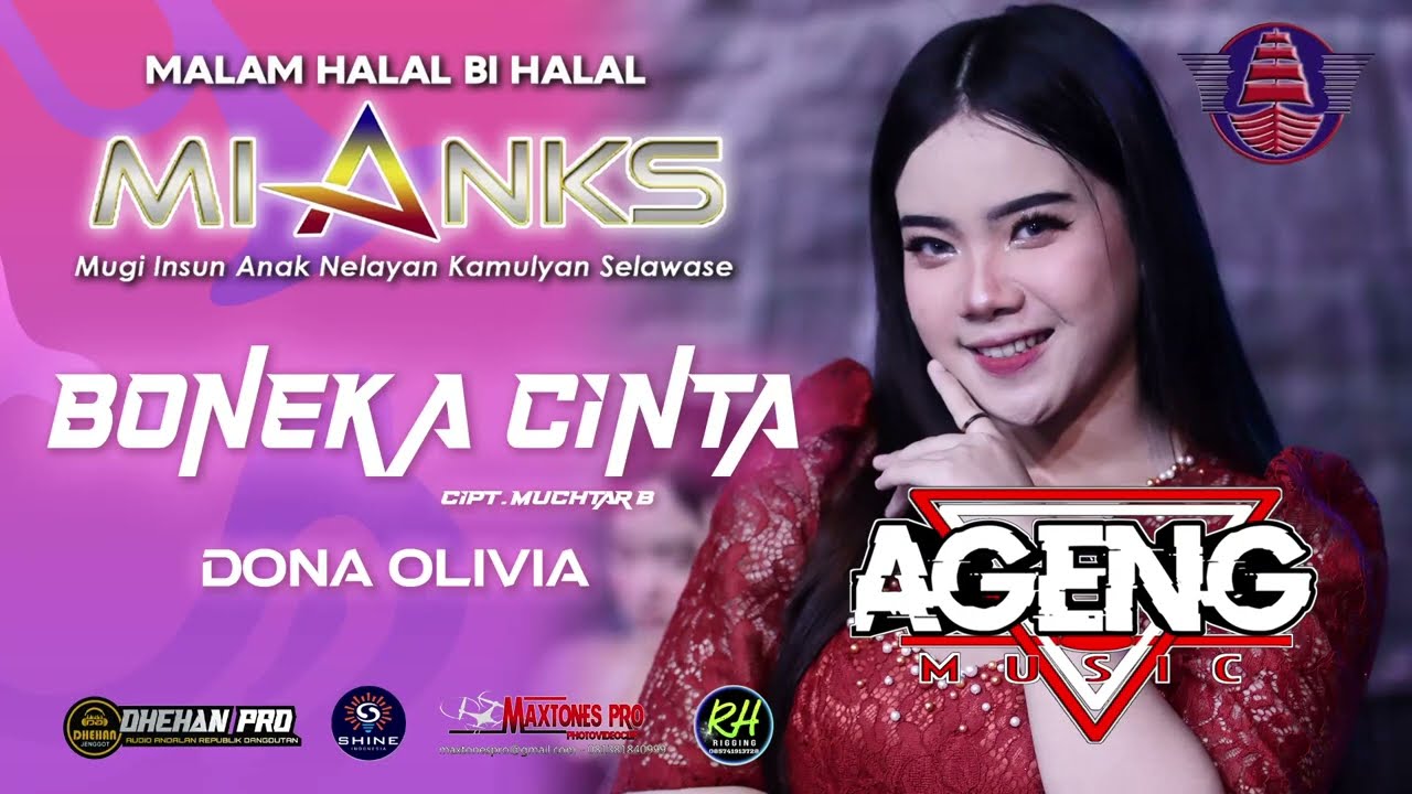 BONEKA CINTA DONA OLIVIA - AGENG MUSIK - MIANKS COMMUNITY WONOKERTO PEKALONGAN 2025