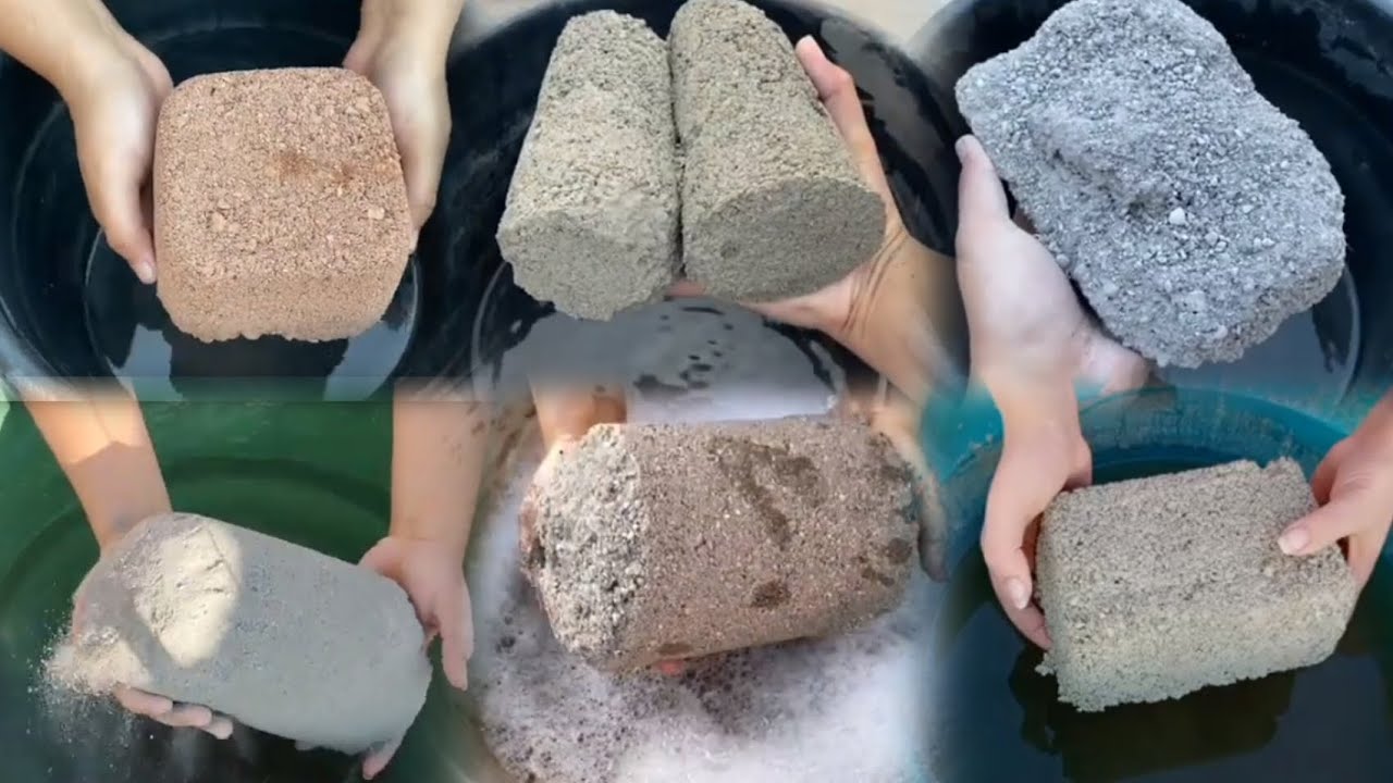 Dusty😷different texture water💦crumbling🤤