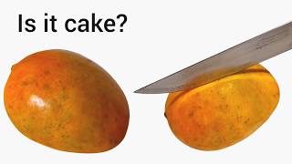 Real Or Cake Challenge I Tried Making Hyper Realistic Mango Cake