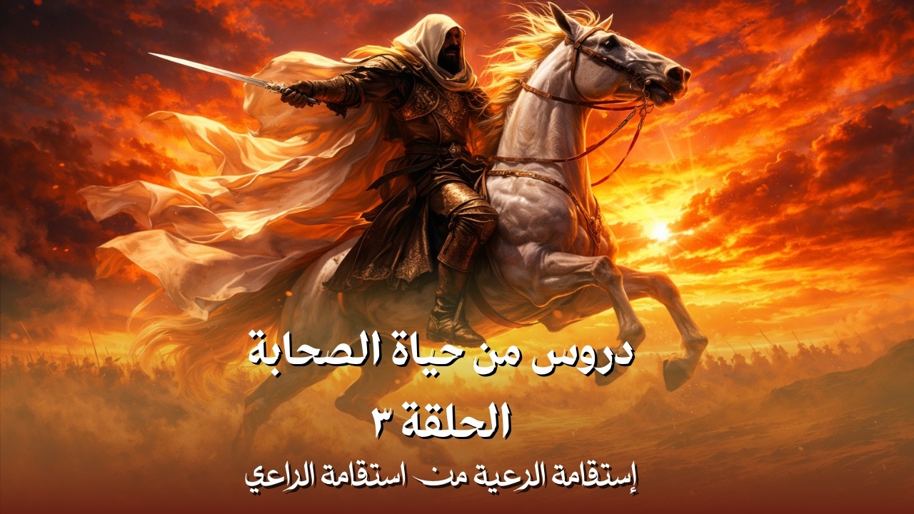 دروس من حياة الصحابة - الحلقة(3) - استقامة الرعية من استقامة الراعي