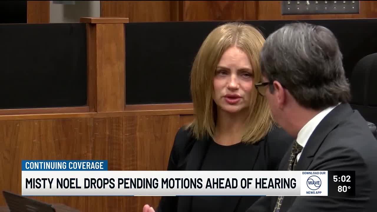 Misty Noel drops all pending motions ahead of hearing that could revoke her guilty plea