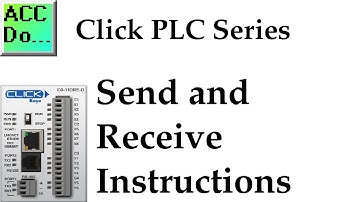 Click PLC Send and Receive Serial Communication Instructions