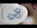 Делаю прозрачные кольца с незабудками | эпоксидная смола | DIY resin rings