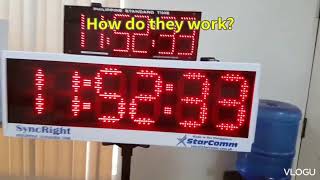 SyncRight GPS Clocks By Starcomm Made in the Philippines.